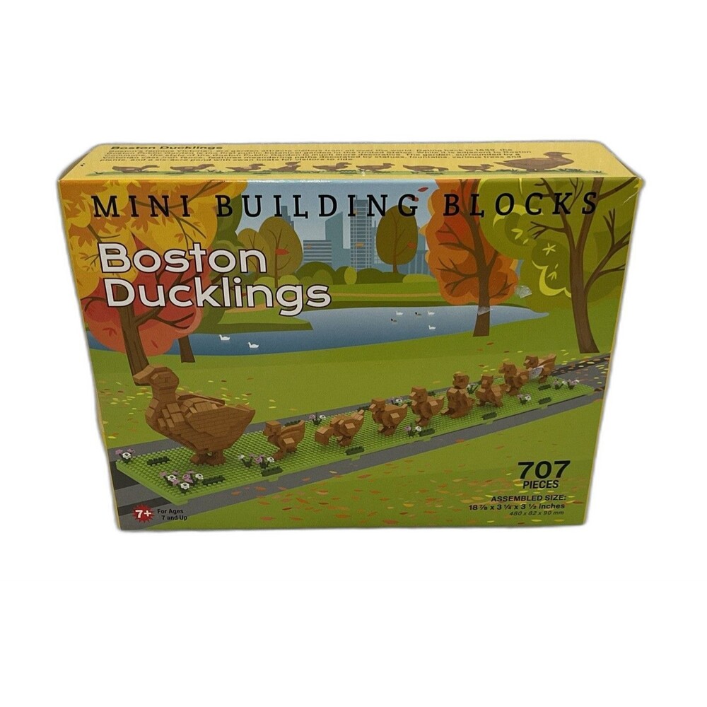 Mini Building Blocks Boston Ducklings 707. Pieces For Ages 7+and Up